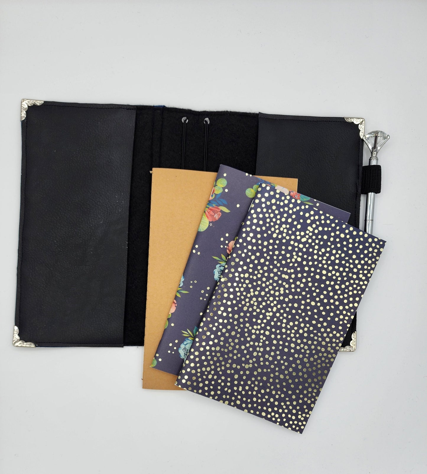 Unapologetically Dope handmade, embroidered travel journal