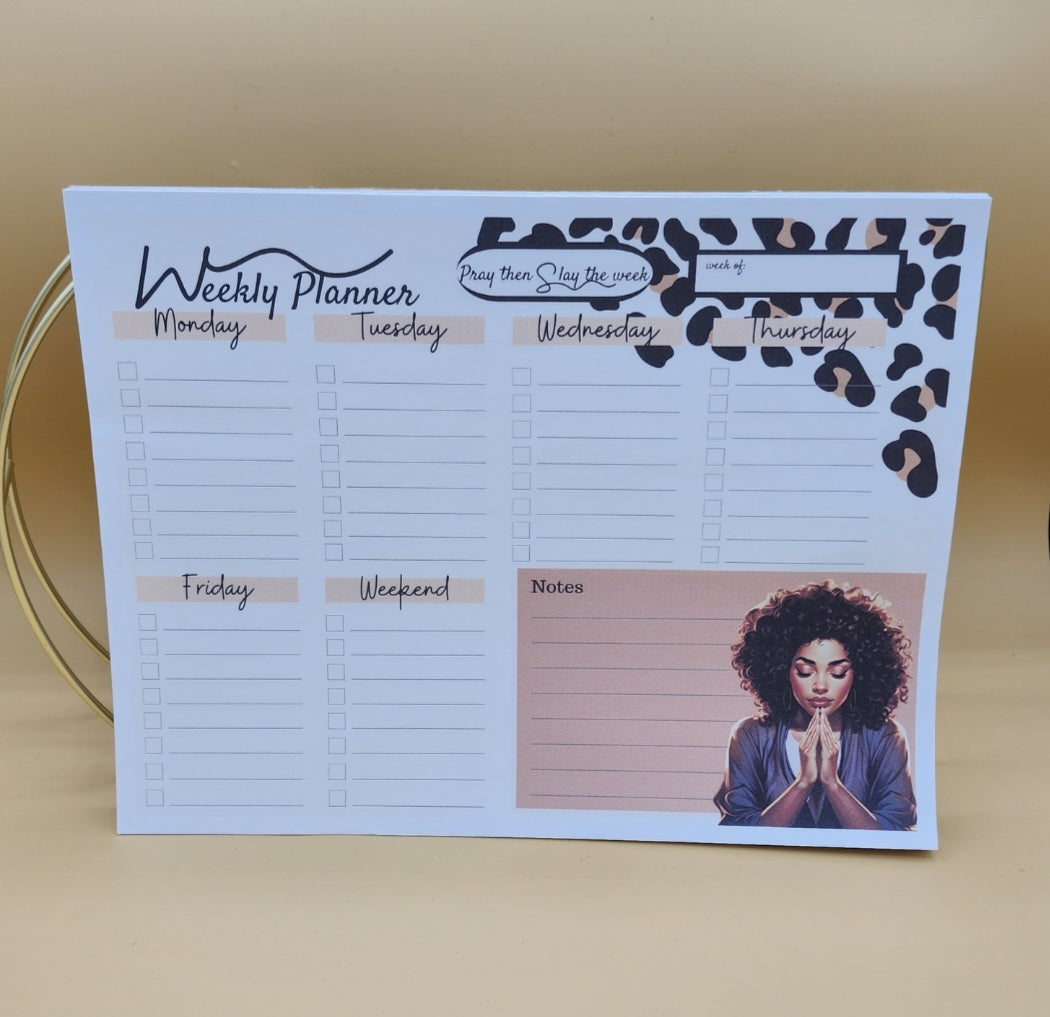 Blessed MAMA black tote and notebook set