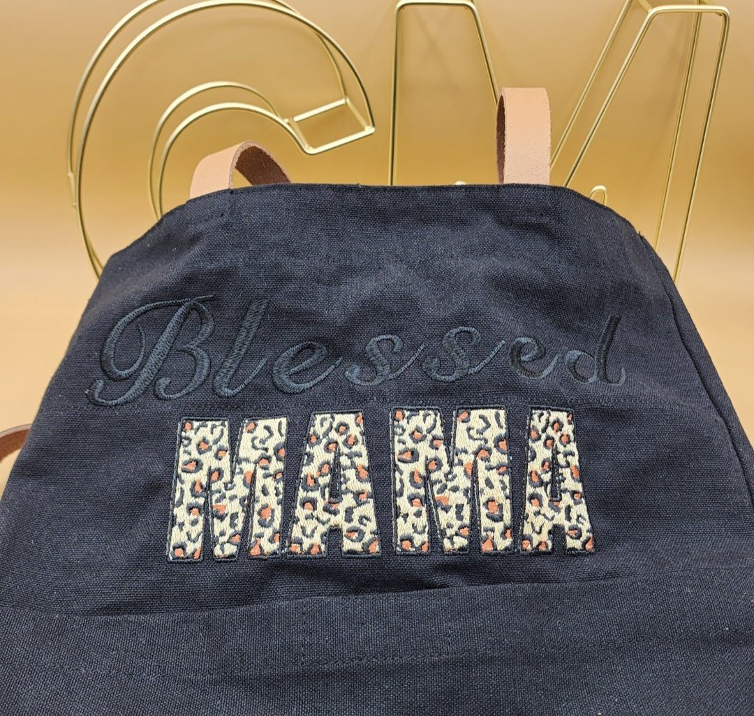 Blessed MAMA black tote and notebook set