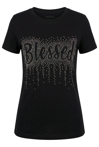 Blessed T-Shirt in rhinestone