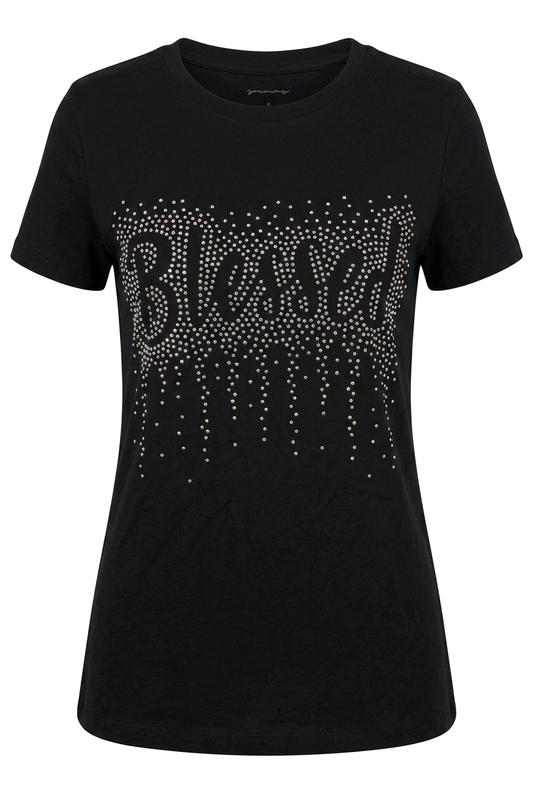 Blessed T-Shirt in rhinestone