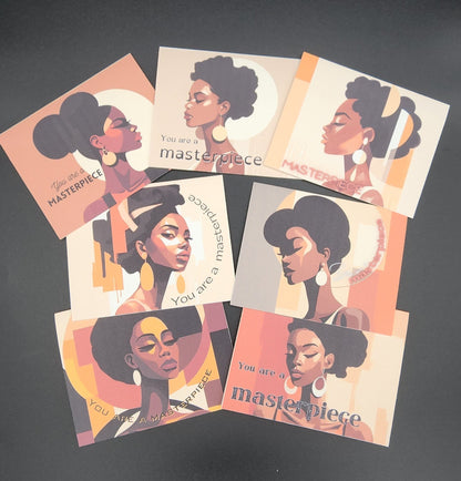 You are a masterpiece, a set of 14 greeting cards.