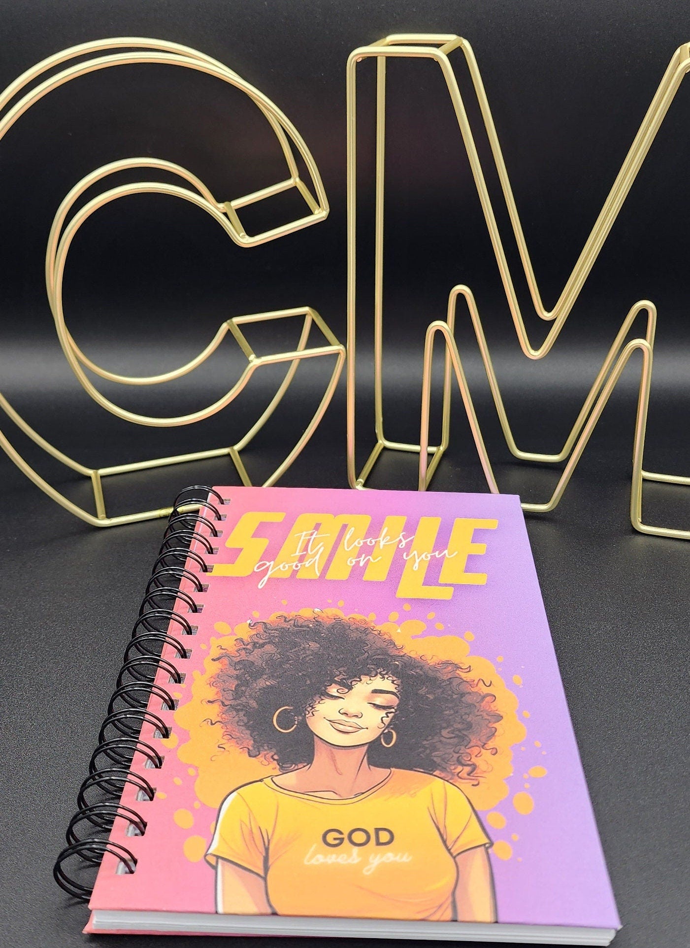 Smile, it looks good on you! Notebook and To Do list